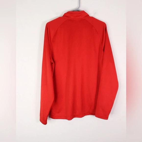 UNDER ARMOUR Men/Women Red Maryland Terrapins Loose Fit Half Zip Medium - Picture 6 of 6